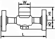 CS49H圓盤(pán)式蒸汽疏水閥結(jié)構(gòu)圖