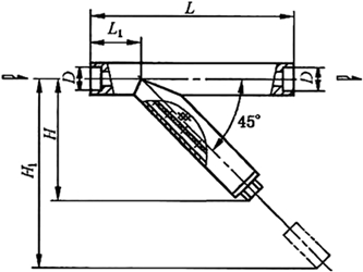 承插焊Y型過濾器結(jié)構(gòu)圖